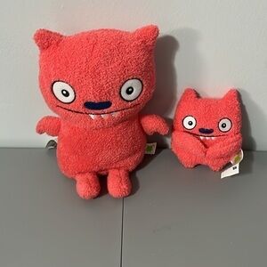 3/25$(Mix) Ugly Dolls Hasbro Plush Pink Bat Set, Set Of 2